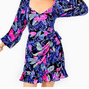 Lilly Pulitzer, Lila long sleeve mini dress.